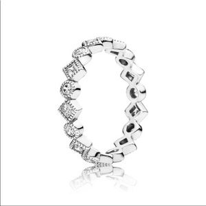 set of 2 pandora rings